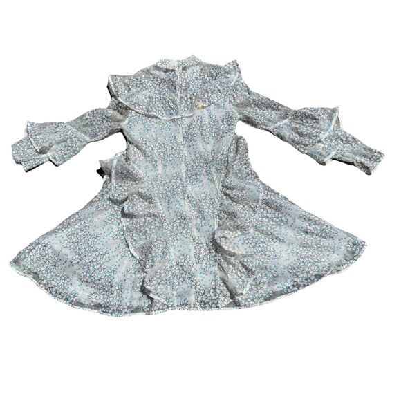 Elliatt Waratah Embroidered Mesh White Sequin Ruffle Dress NWOT Small - Picture 7 of 16